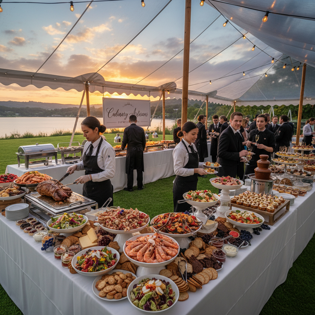 מגש קפריז'ה לאירוח אלגנטי עם דגש על חומרי גלם איכותיים